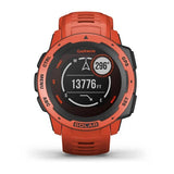Garmin INSTINCT Solar GPS Watch - Flame Red