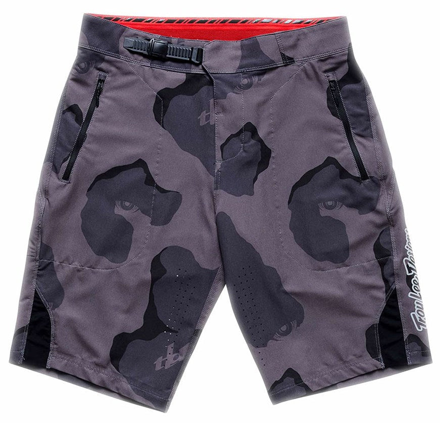 Troy Lee Designs Skyline Pro Short Shell Flow Camo Carbon FRONT