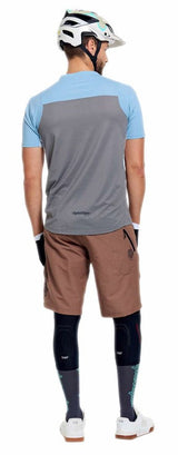Troy Lee Designs Skyline Pro Short Shell Mono Sienna BACK FACING MODEL