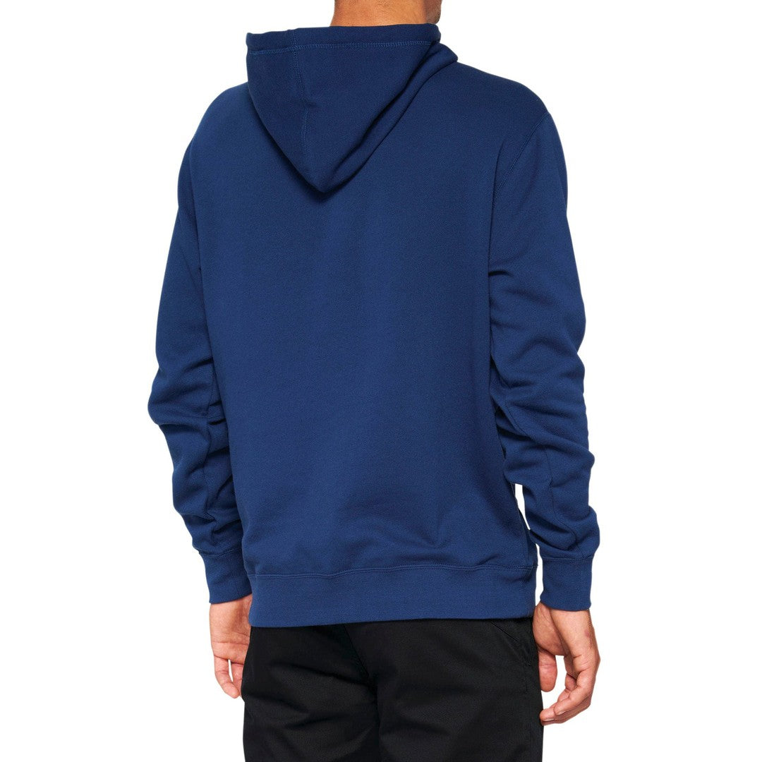 100 Percent ICON Pullover Hoodie Fleece Navy