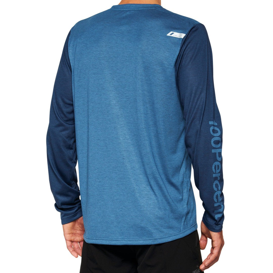 100 Percent AIRMATIC LS Jersey Slate Blue