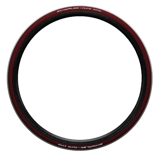 Schwalbe Wheelchair Dunk King 700 x 25C (25-622) Evolution Line  White/Bordeaux Colour