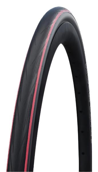 Schwalbe Lugano II 700 x 25C Kevlar Guard Wire bead Red stripe Tyre