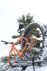 Kuat TRIO - Fork Mount Carrier Roof Rack - Gun Metal Grey & Orange