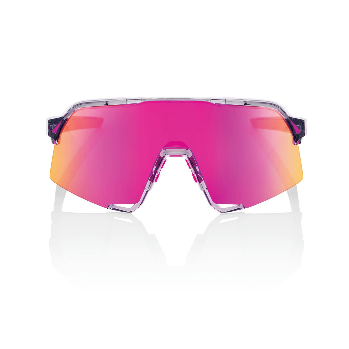 100 Percent Eyewear S3 - Polished Translucent Grey - Purple Mirror