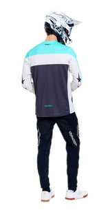 Troy Lee Designs Sprint Pro Pant Mono Black BACK FACING MODEL