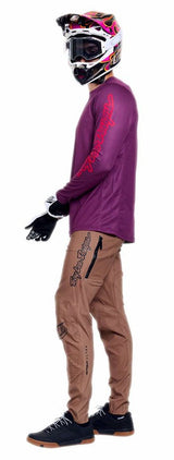 Troy Lee Designs Sprint Pro Pant Mono Sienna SIDE-FRONT FACING MODEL