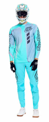 Troy Lee Designs Sprint Pro Pant Mono Real Teal FRONT FACING MODEL