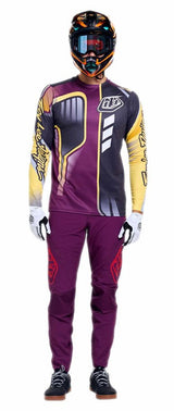 Troy Lee Designs Sprint Pro Pant Mono Sangria FRONT FACING MODEL
