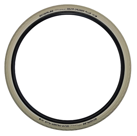 Schwalbe Delta Cruiser Plus 28 x 1.50 Puncture Protection Guard Reflective Creme Tyre