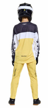 Troy Lee Designs Youth Sprint Pro Pant Mono Butter BACK FACING MODEL