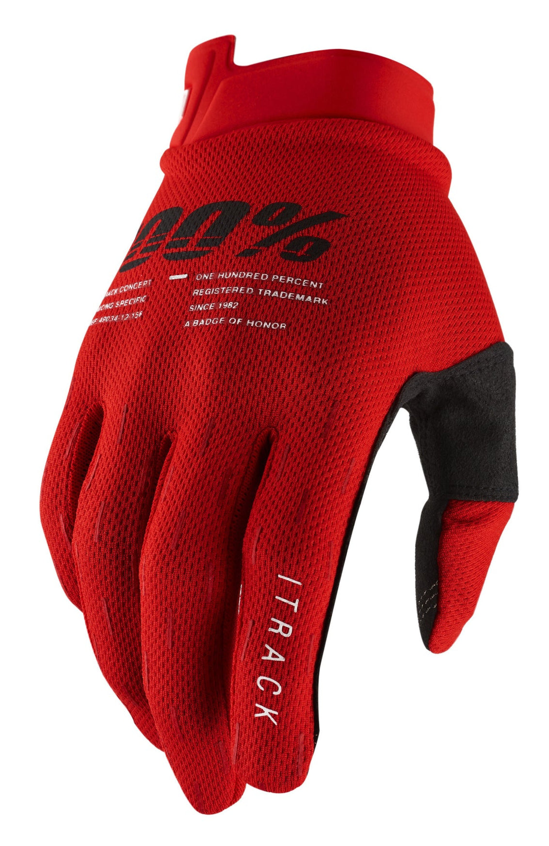 100 Percent ITRACK Gloves Red