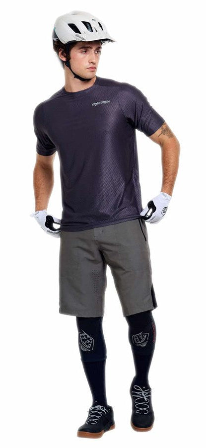 Troy Lee Designs Skyline Pro Air Short Shell Mono Sage FRONT FACING MODEL