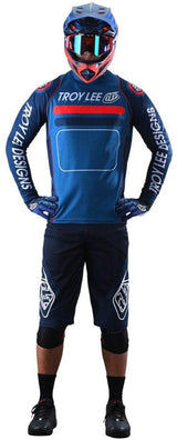 TLD SPRINT SHORT DARK - SLATE BLUE FRONT FACING MODEL