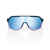 100 Percent Eyewear S2 - Black Holographic - HiPER Blue