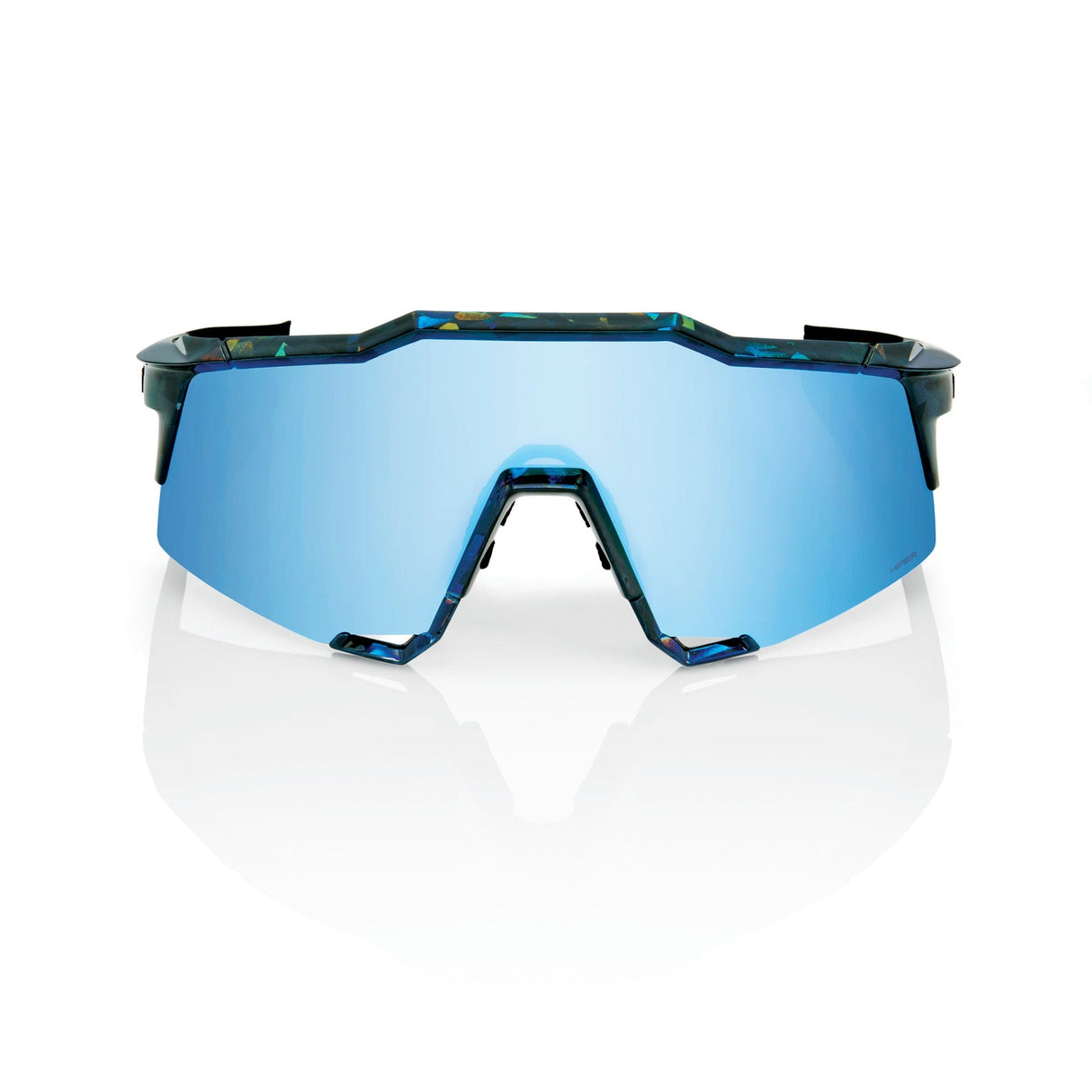 100 Percent Eyewear SPEEDCRAFT Black Holographic HiPER Blue