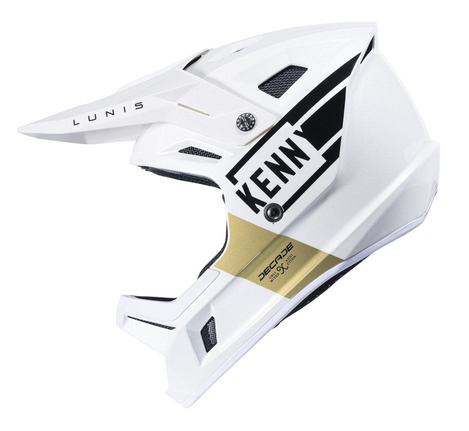 KENNY RACING Helmet Decade Lunis White Gold MIPS