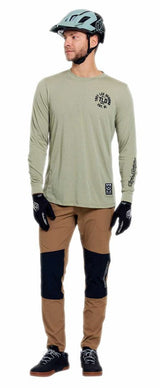 Troy Lee Designs Skyline Trail Pant Mono Sienna FRONT FACING MODEL