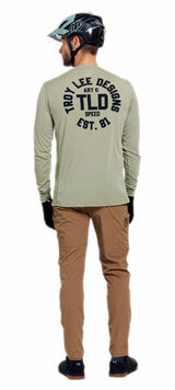 Troy Lee Designs Skyline Trail Pant Mono Sienna BACK FACING MODEL