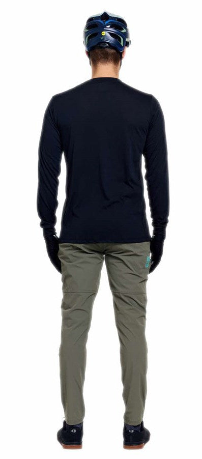 Troy Lee Designs Skyline Trail Pant Mono Army BACK FACING MODEL