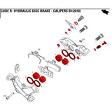 SRAM Avid Caliper Piston Kit for Code R B1 / RSC A