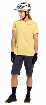 Troy Lee Designs Womens Lilium Pro Short Shell Mono Carbon FRONT FACING MODEL