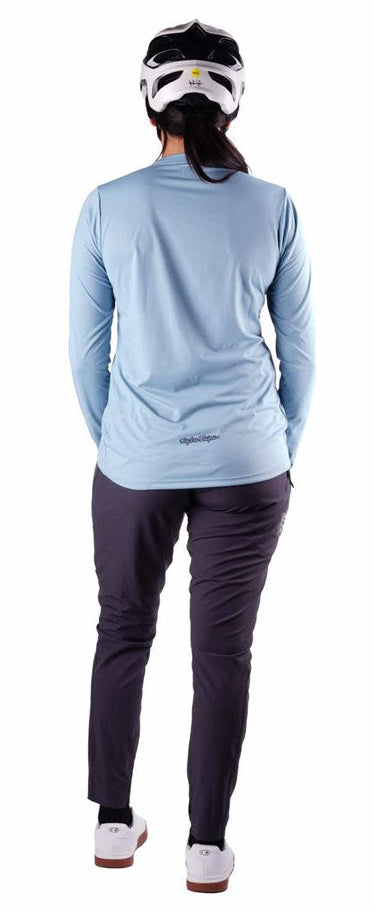 Troy Lee Designs Womens Lilium Pro Pant Mono Carbon BACK FACING MODEL