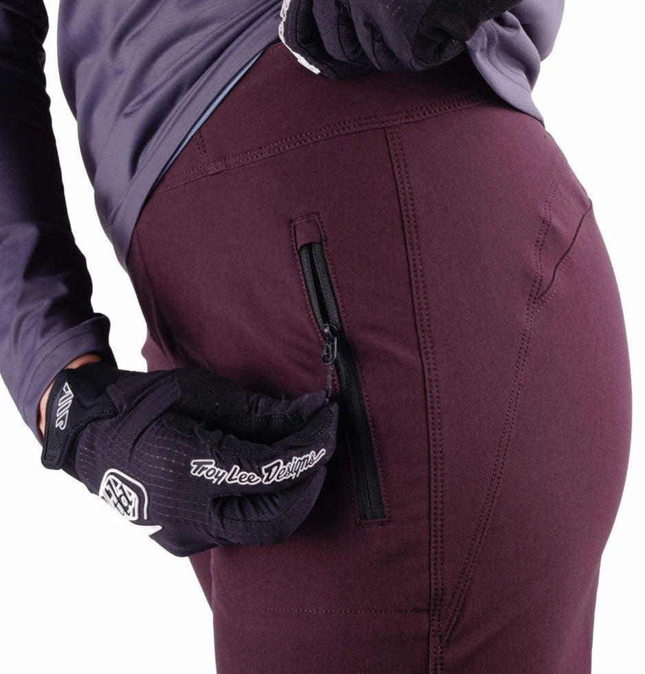 Troy Lee Designs Womens Lilium Pro Pant Mono Bark ZIPPER