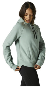 Fox WOMENS PROXIMAH PULLOVER FLEECE - Eucalyptus SIDE FRONT