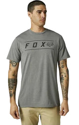 Fox PINNACLE Short Sleeve TEE HeatherGraphite FRONT FACING MODEL