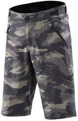 TLD SKYLINE SHORT SHELL BRUSHED CAMO MILITARY FRONT