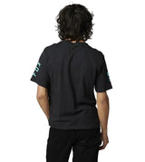 Fox TOKSYK Short Sleeve PREMIUM TEE Black BACK FACING MODEL