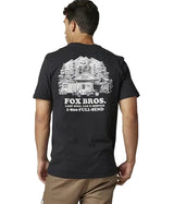 Fox OUT AND ABOUT Short Sleeve PREMIUM TEE Black BACK FACING MODEL