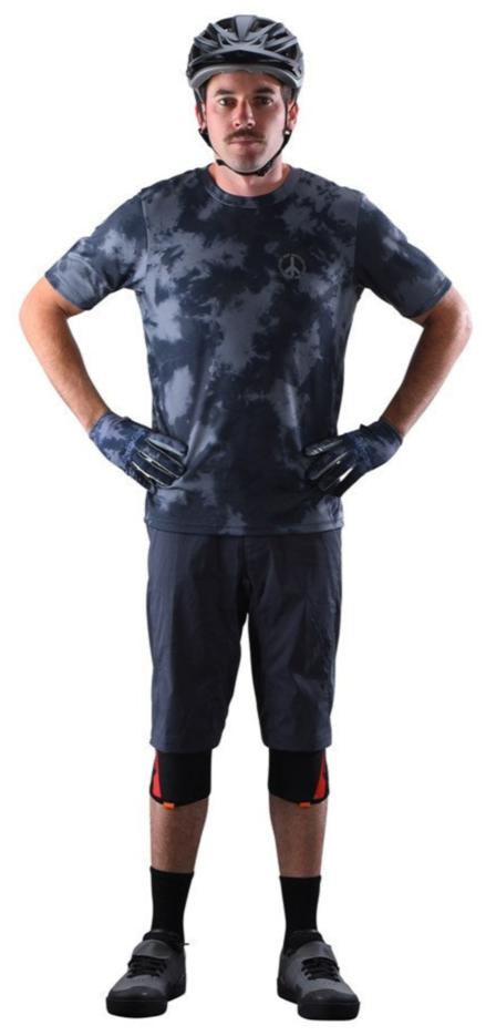 TROY LEE DESIGNS FLOWLINE SHORT SHELL - CHARCOAL FRONT