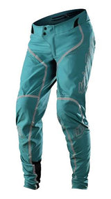 TROY LEE DESIGNS SPRINT ULTRA PANTS LINES - IVY / WHITE FRONT