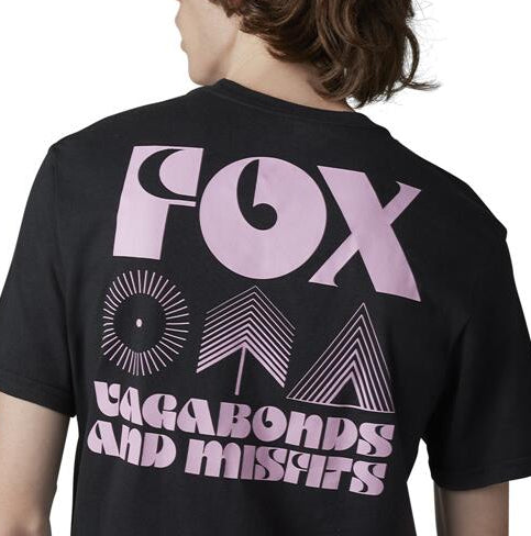 Fox ROCKWILDER SS PREM TEE Black DETAILS