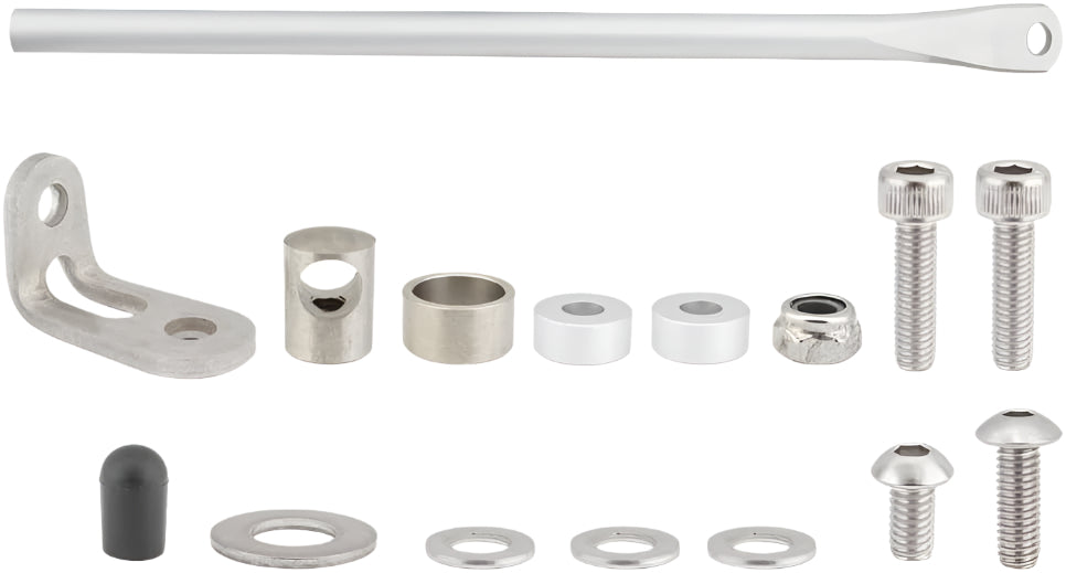 TUBUS MOUNTING SET FOR FLY SILVER