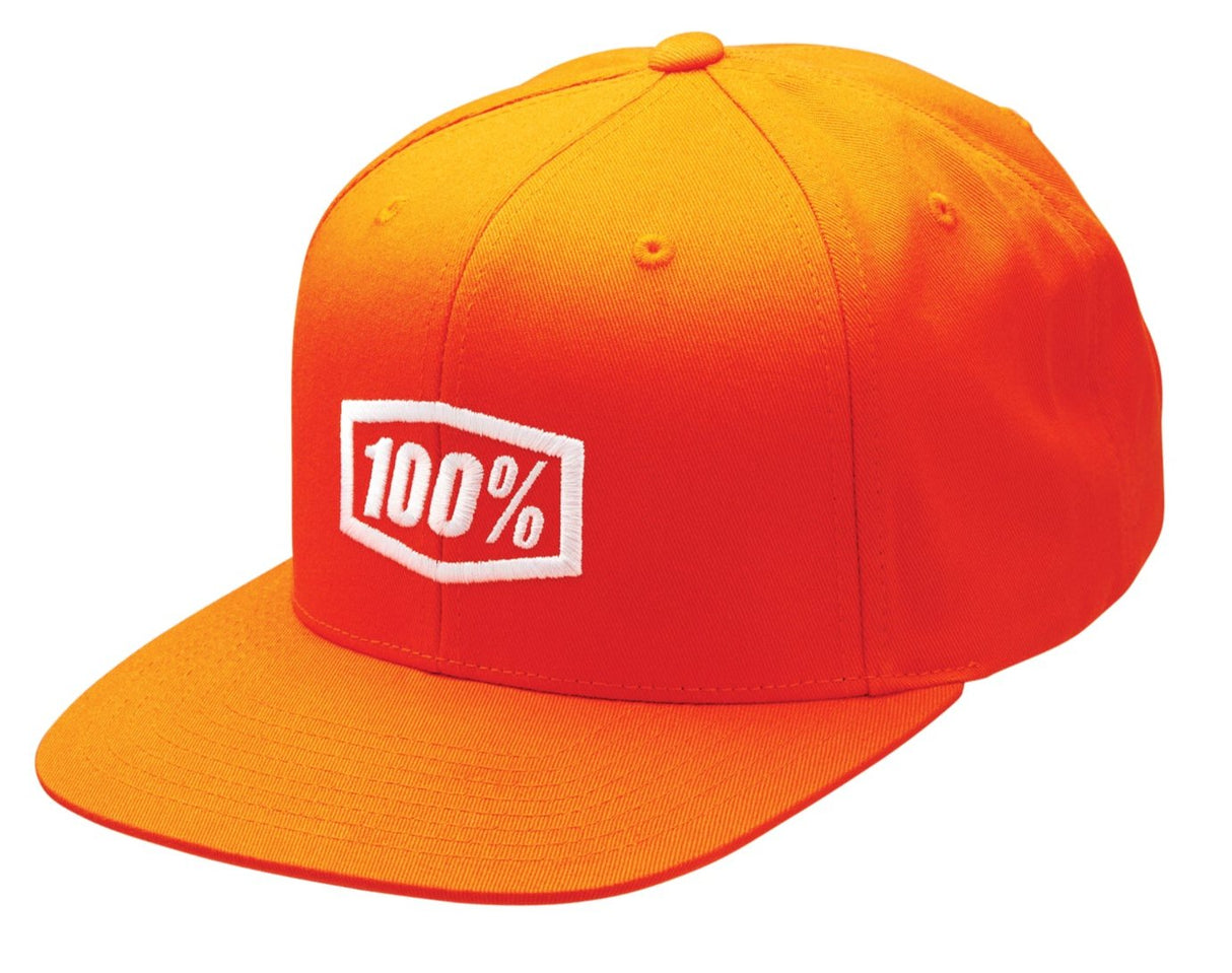 100 Percent ICON Snapback Hat Orange