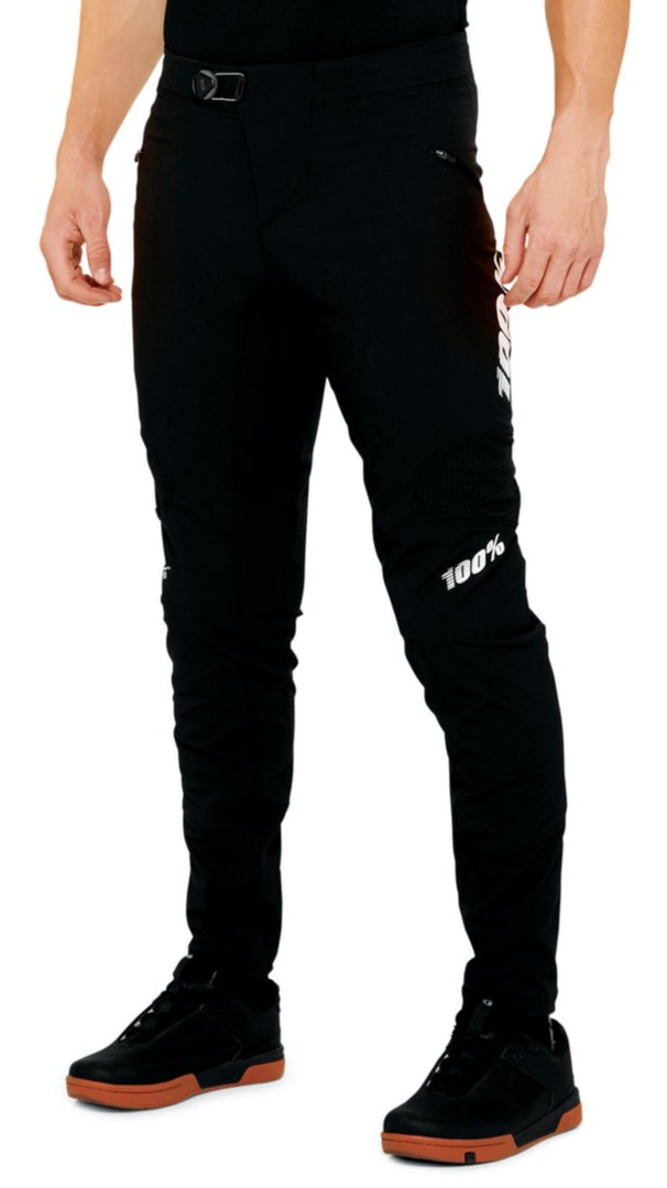100 Percent R-CORE-X Pants Black SIDE FRONT