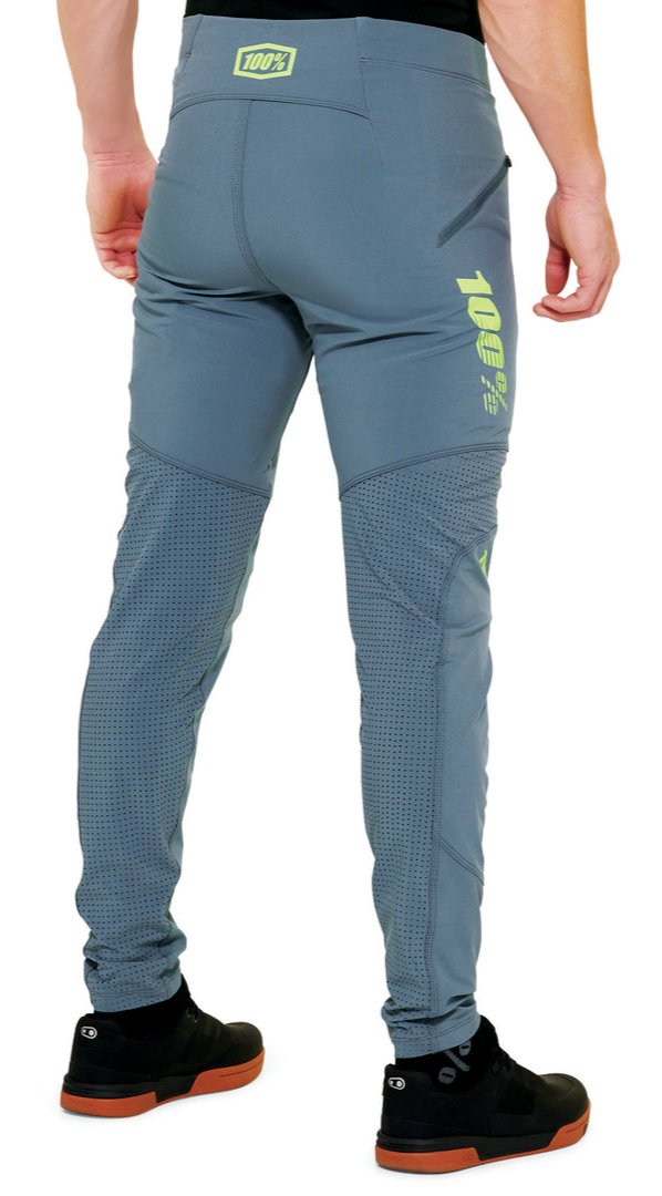 100 Percent R-CORE-X Pants Grey BACK