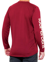 100% AIRMATIC LS Merlot Jersey BACK
