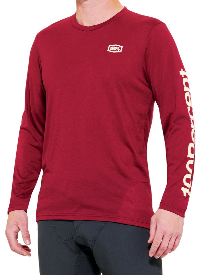 100% AIRMATIC LS Merlot Jersey SIDE FRONT