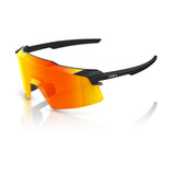 100 Percent Aerocraft Sunglasses - Soft Tact Black/HiPER Red Mirror