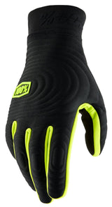 100% BRISKER XTREME Gloves - Black/Fluo Yellow