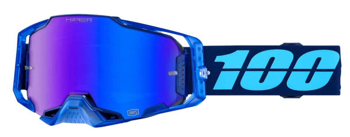 100% ARMEGA HiPER Coupe Goggle - Mirror Blue