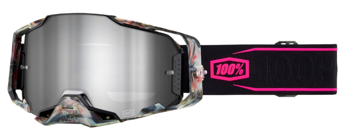 100% ARMEGA Sarcelle Goggle - Mirror Silver