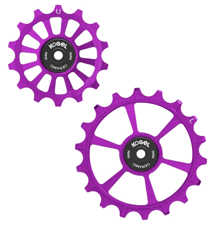 KOGEL 14/18T Oversized Derailleur Pulleys - SRAM Eagle Transmission - Cross Seals 