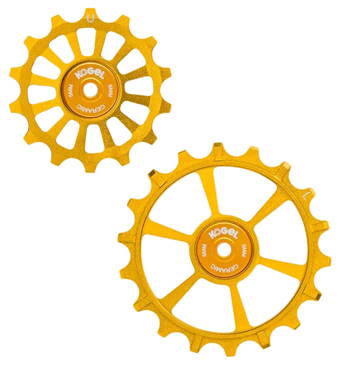 KOGEL 14/18T Oversized Derailleur Pulleys - SRAM Eagle Transmission - Cross Seals
