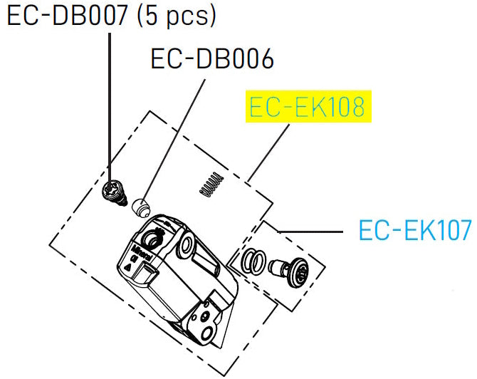 Campagnolo Disc Brake Master Cylinder + Spring