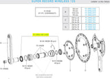 Campagnolo Bottom Bracket Pro-Tech USB Super Record Wireless Bearings